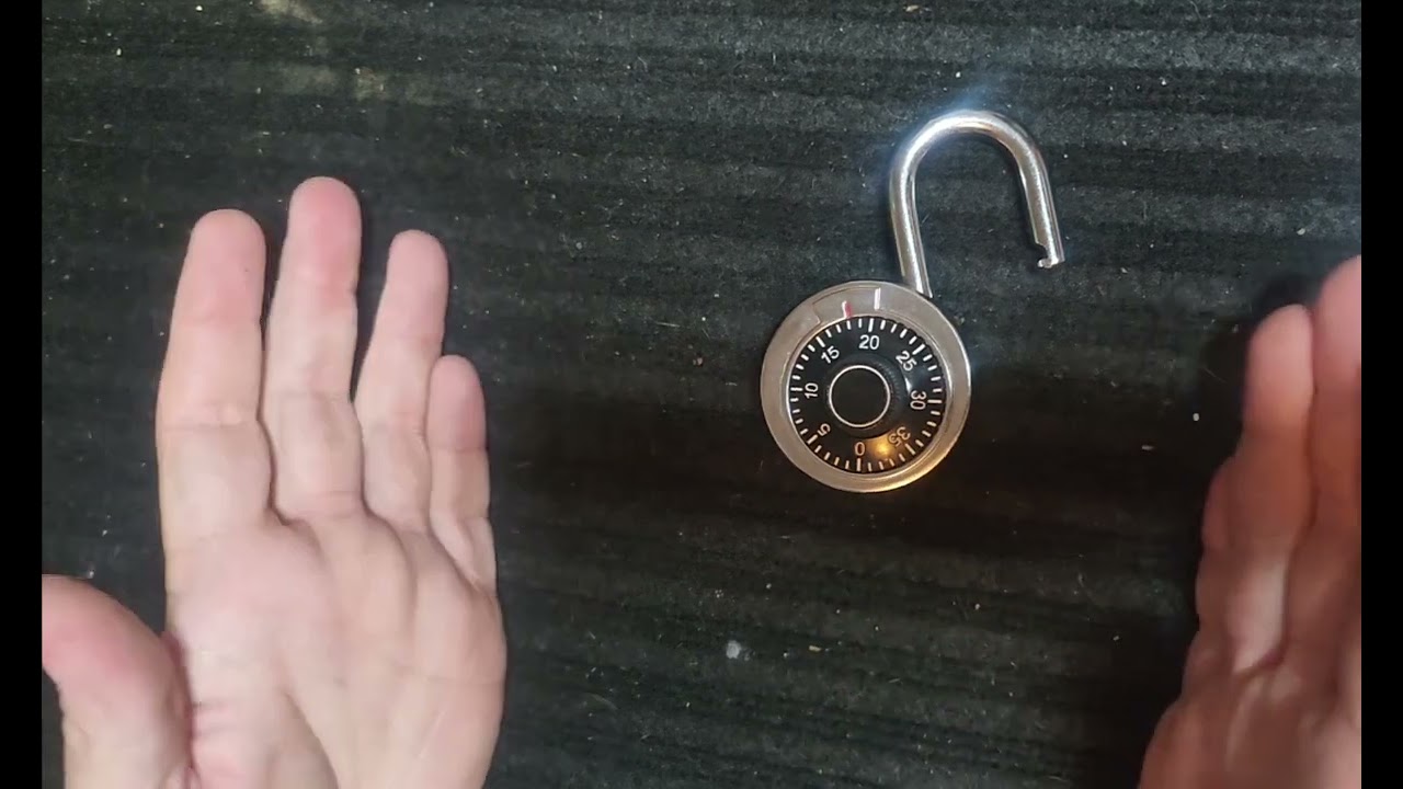 how to get into a combination lock without the combination.  locksmith tutorial.