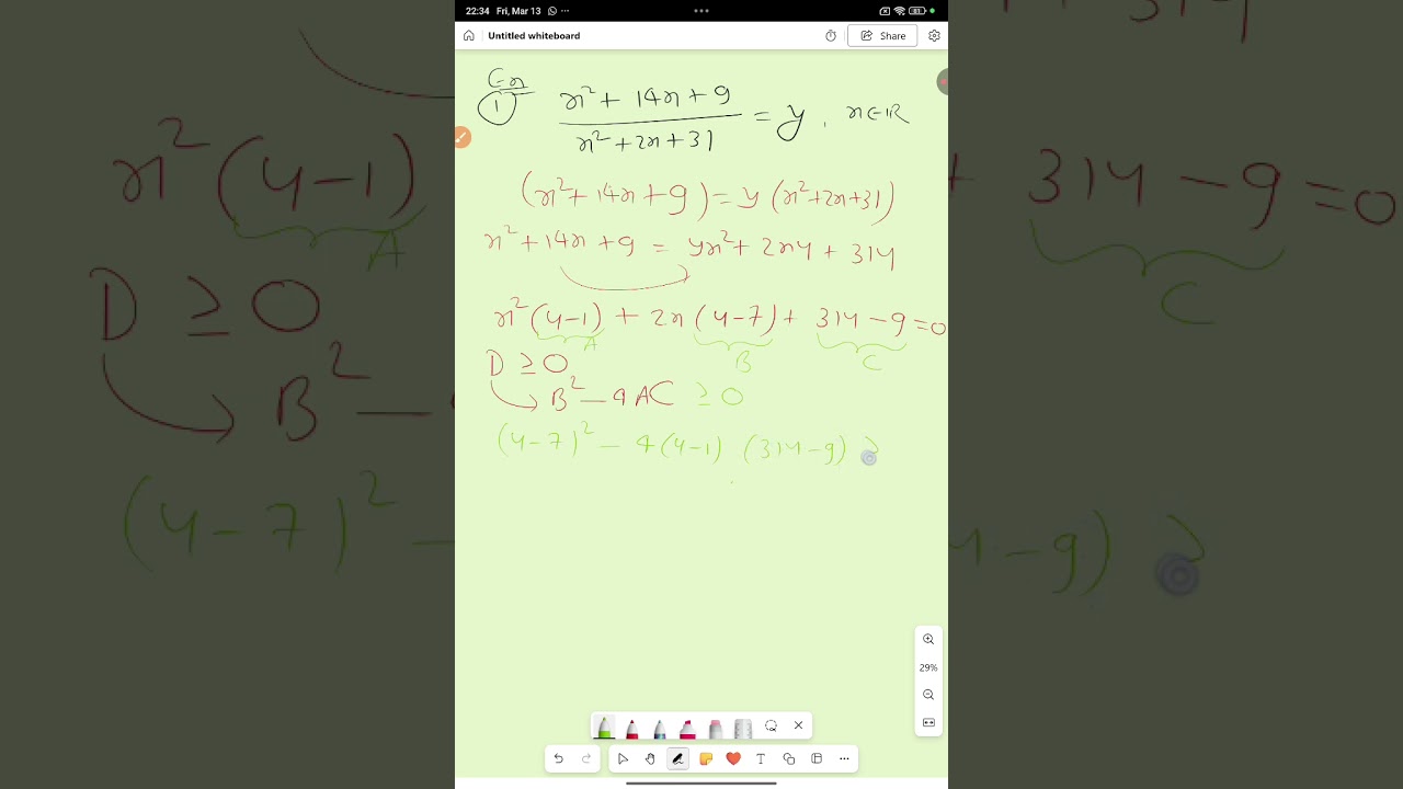 Quadratic equations lecture 5 for JEE mains and Advanced 