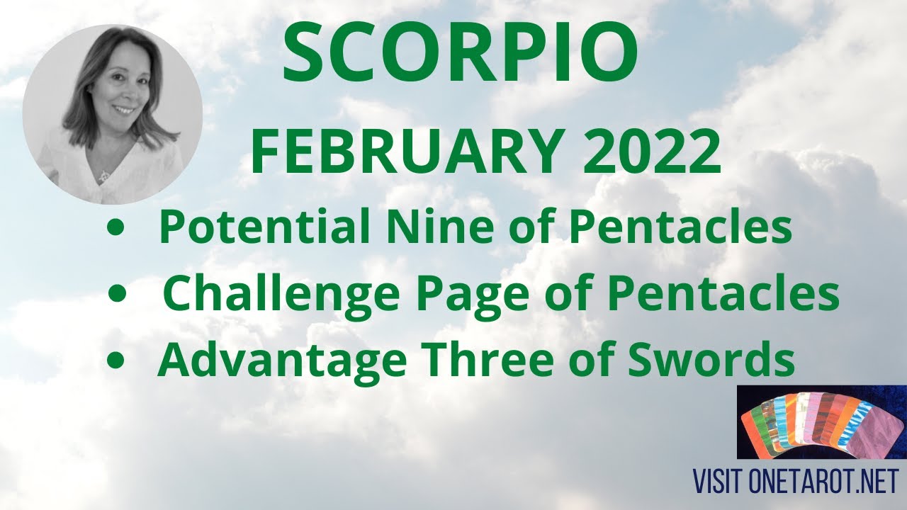 SCORPIO TAROT FEBRUARY 2022 #Scorpio #Tarot #February 2022
