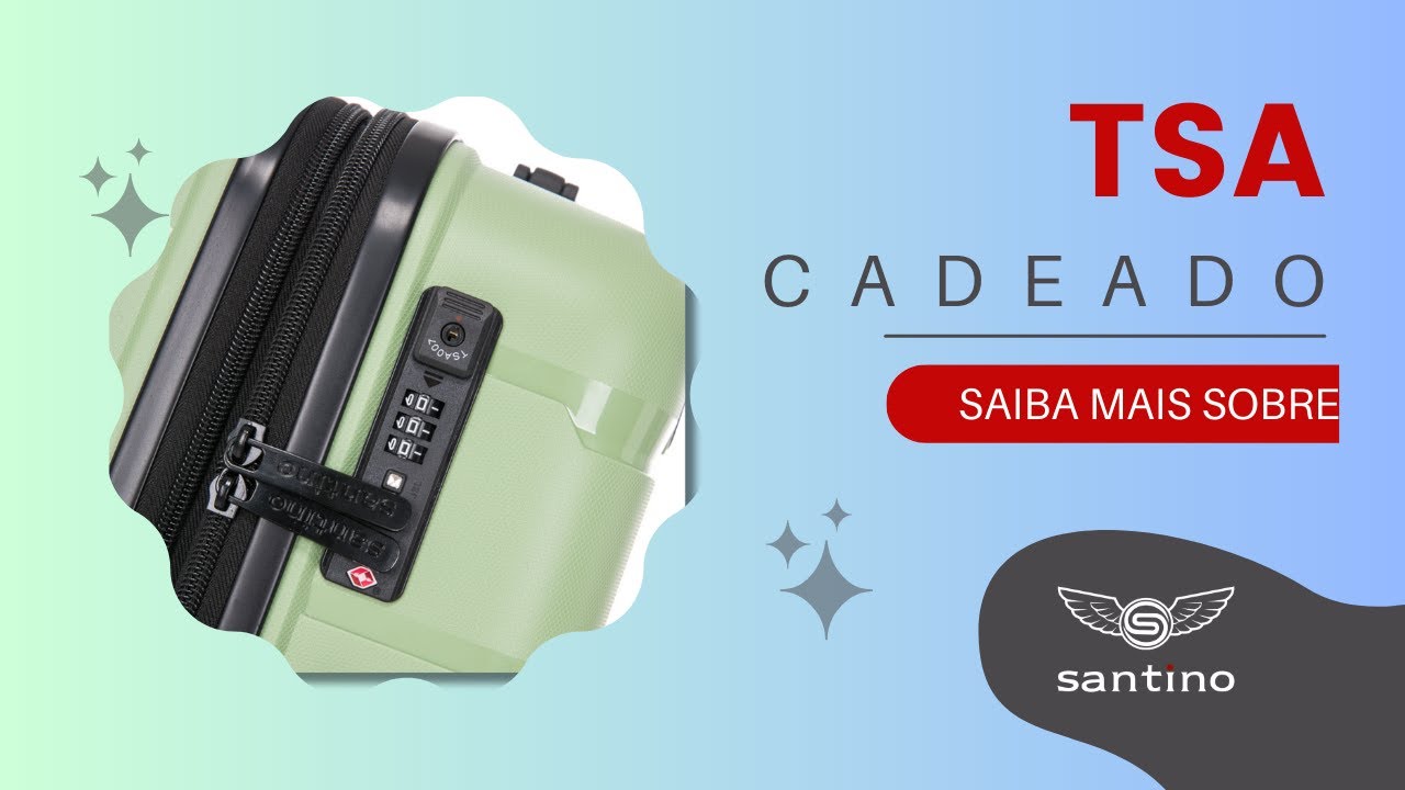 Voce sabe o que &eacute; cadeado TSA?