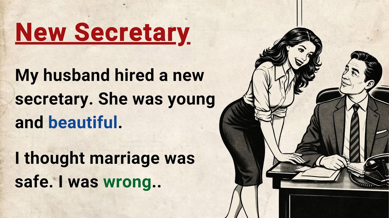 Learn English through Stories Level 3 ⭐ The New Secretary - Emotional English Story for Listening