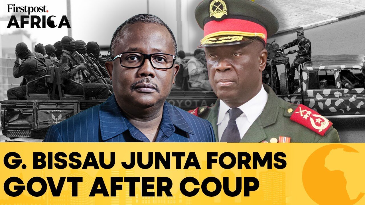 Junta Form Govt After Guinea-Bissau Coup after African Union Suspension | Firstpost Africa | N18G