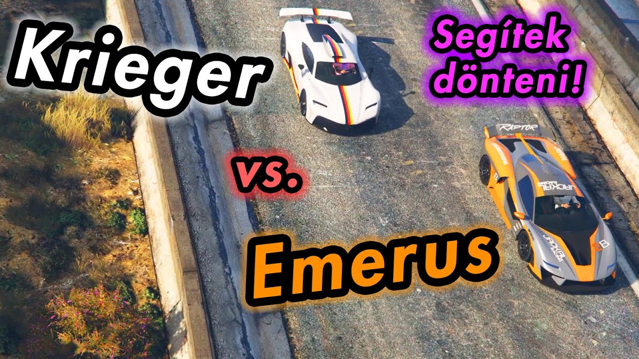 Krieger vs. Emerus ⚔️ A TITÁNOK HARCA! | GTA Online