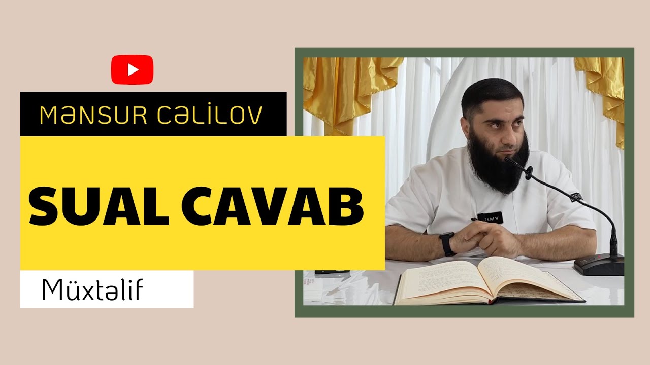 Sual-cavab | @MensurCelilov | Mənsur Cəlilov