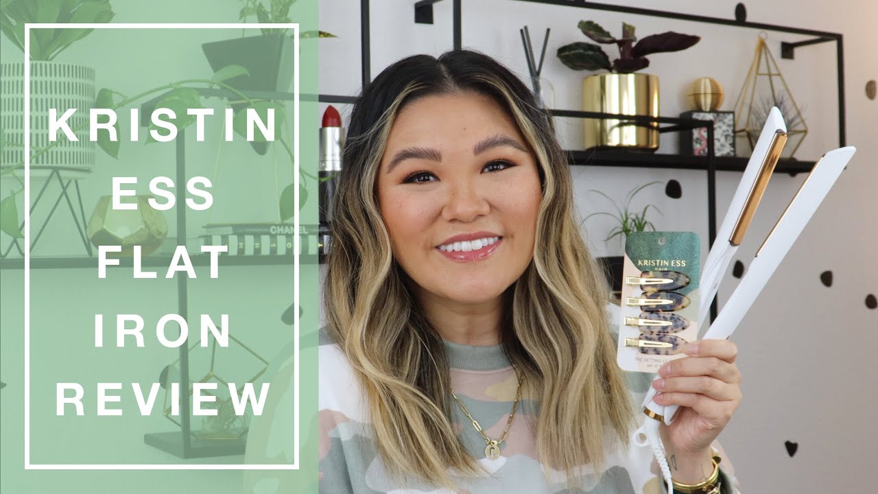 Kristin Ess 3-in-One Flat Iron REVIEW & Wave TUTORIAL