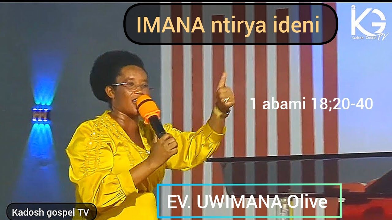 IMANA ntirya ideni ico yavuze iragishitsa