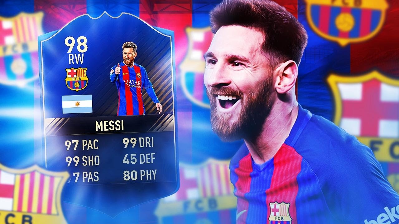 FIFA 17 - SKŁAD Z MESSIM TOTY!