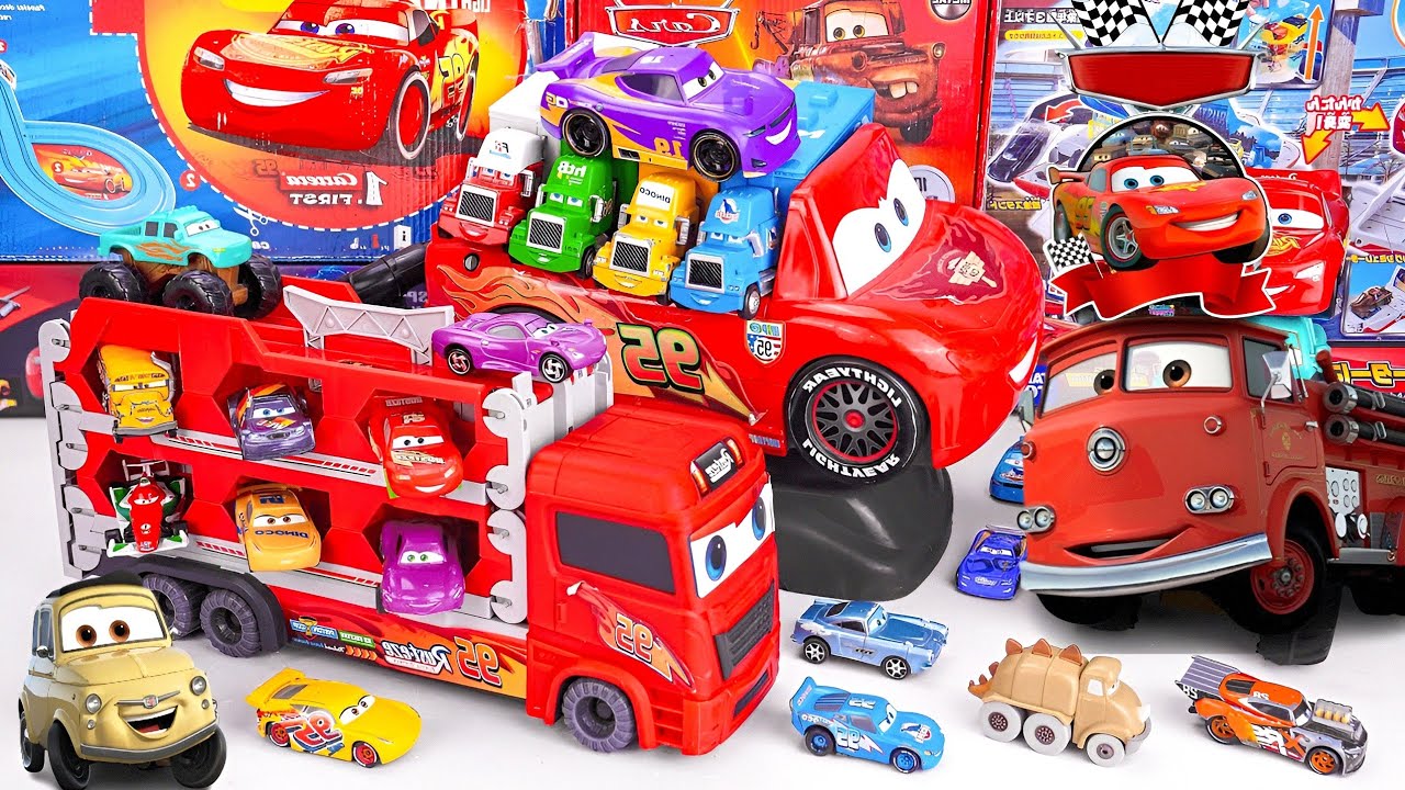Unboxing New Disney Pixar Cars Lightning McQueen Toys Collection