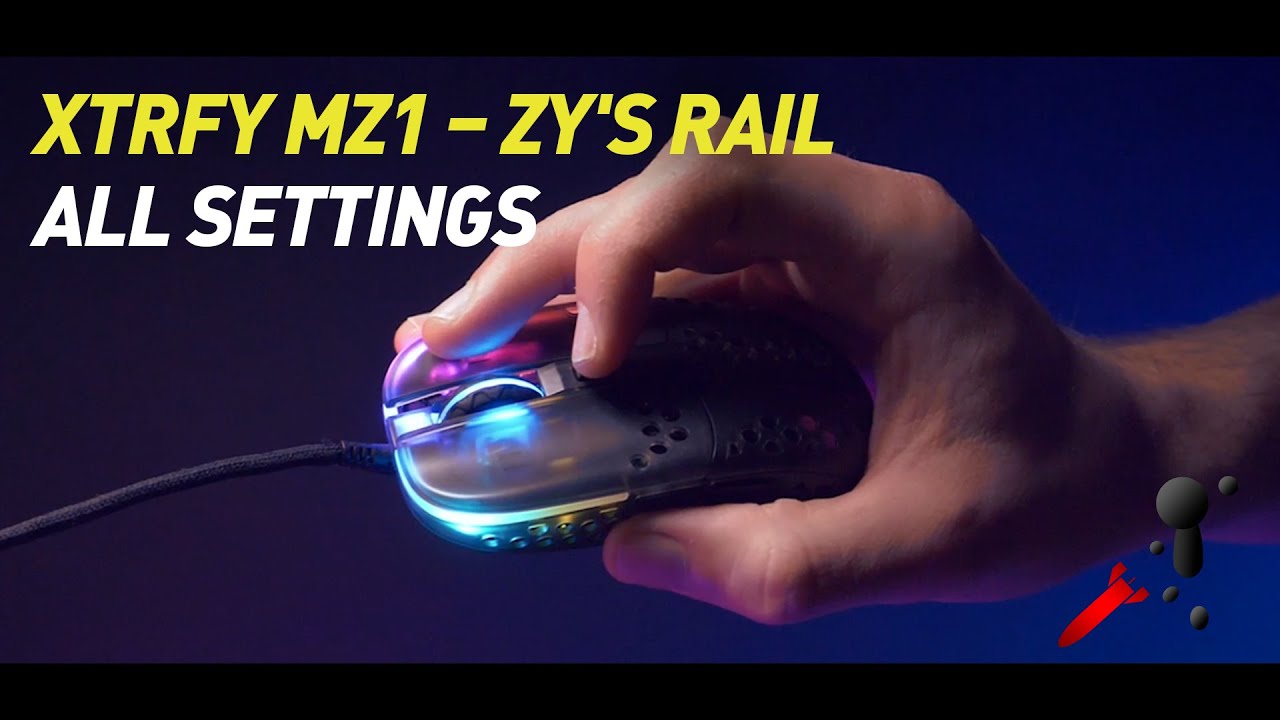 Guide to Xtrfy MZ1 – Zy’s Rail | All settings on Rocket Jump Ninja’s mouse