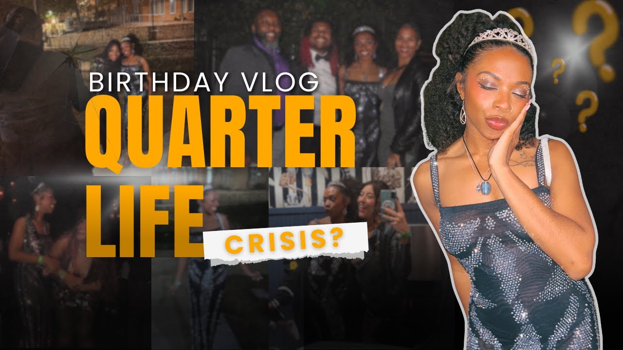 my quarter life crisis ♡ 25th birthday vlog!! | jazz club, solo date, car problems (ugh!) ᯓ★