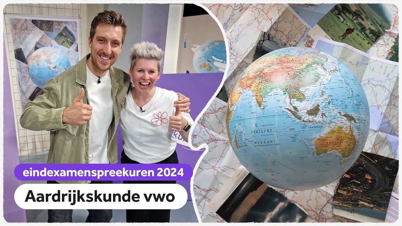 Examenspreekuur aardrijkskunde vwo met Roy en Sietske