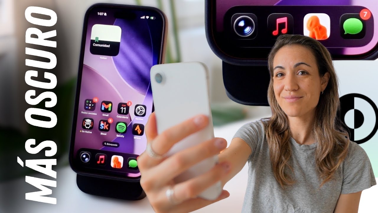 Este ajuste SECRETO hace el iPhone MÁS OSCURO (Modo Ultra Oscuro iOS)
