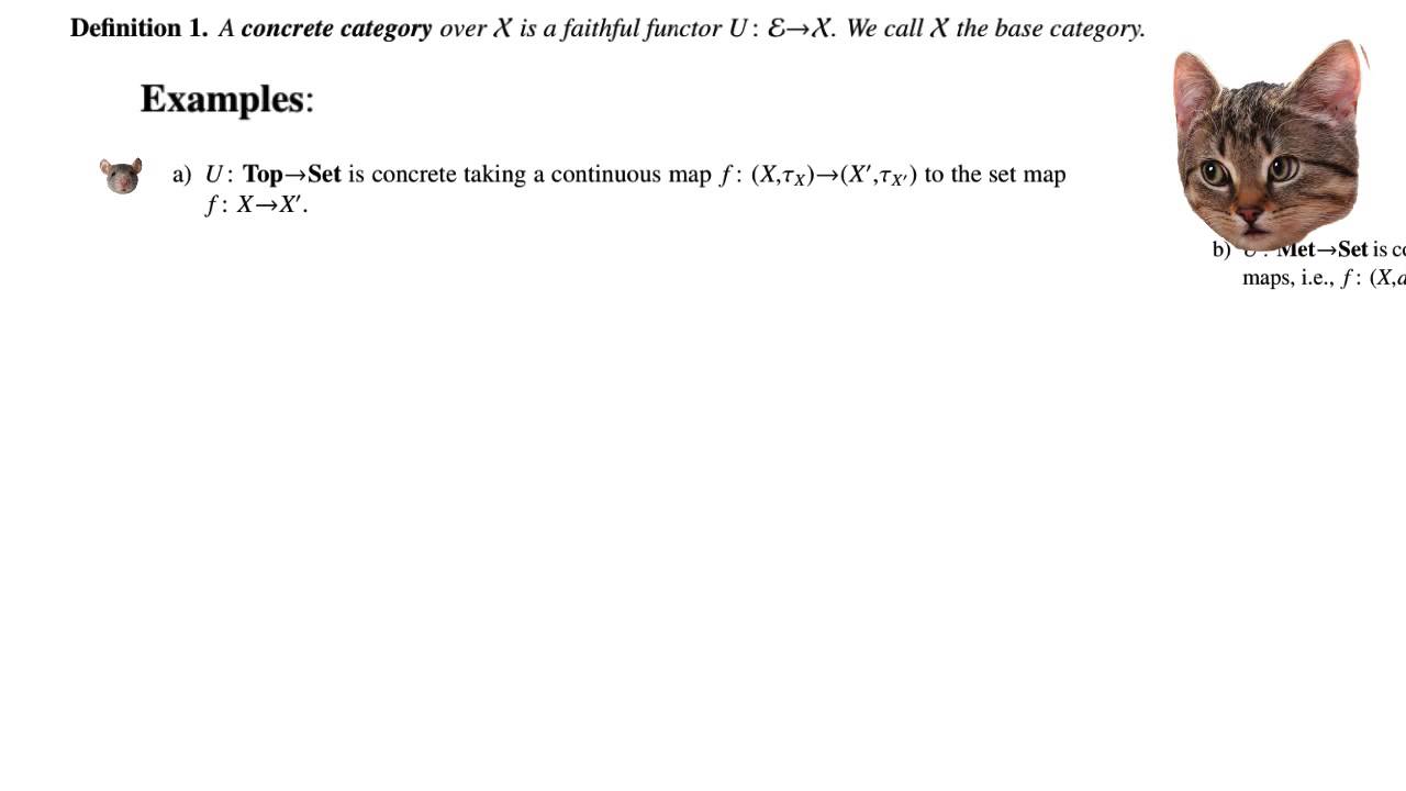 CC01. Concrete Categories