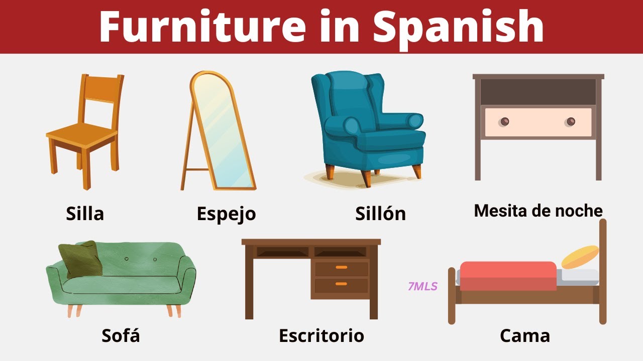 Furniture Vocabulary in Spanish