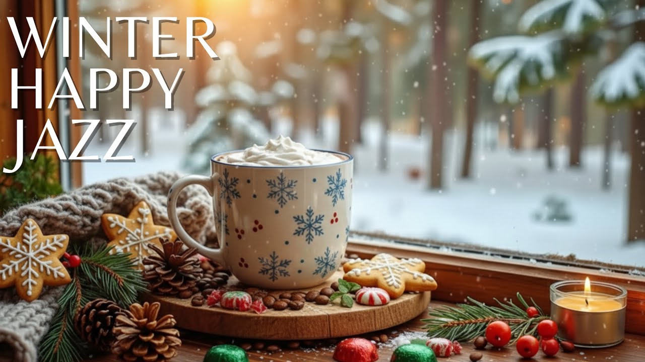 Happy November Jazz ☕ Exquisite Morning Jazz Cafe & Bossa Nova Piano Music for Stress Relief