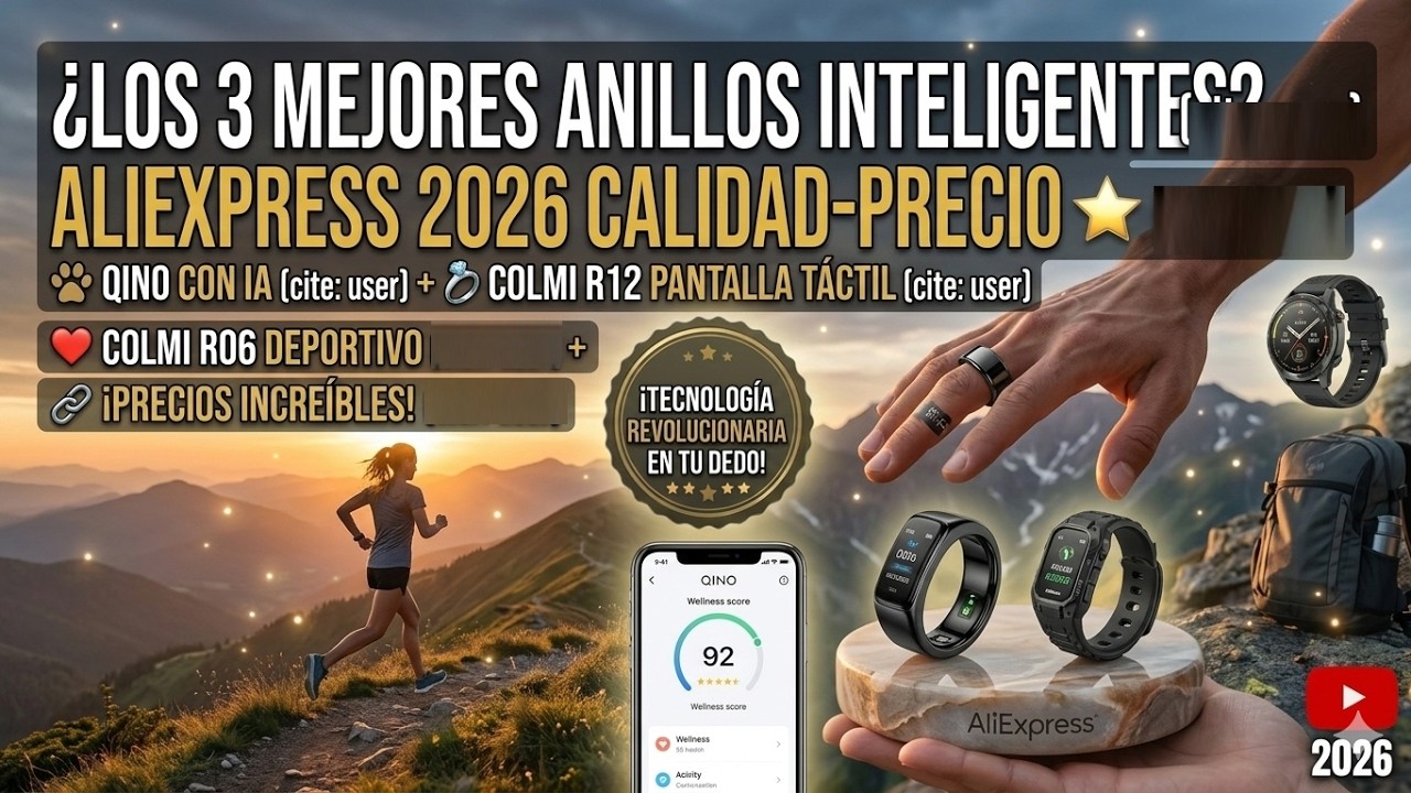 Los Mejores Anillos Inteligentes de AliExpress Calidad-Precio 2026 💍