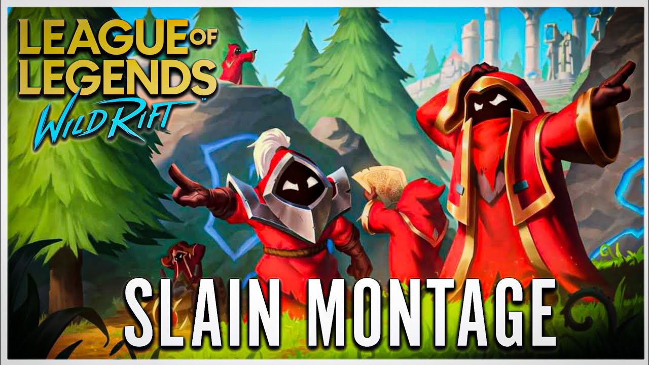 LOL MOBILE! Wild Rift Slain Montage ! High Ping Gameplay India !