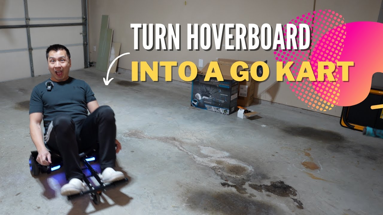 I Combined a Hoverboard and Buggy  🤯 Hover-1 Buggy Attachment + Helix Electric Hoverboard