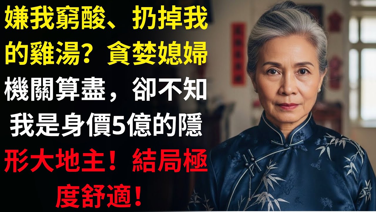 媳婦嫌我髒，要把我扔進養老院還想吞我的房，當律師和警察敲響家門時，我笑著問：『這場戲演夠了嗎？