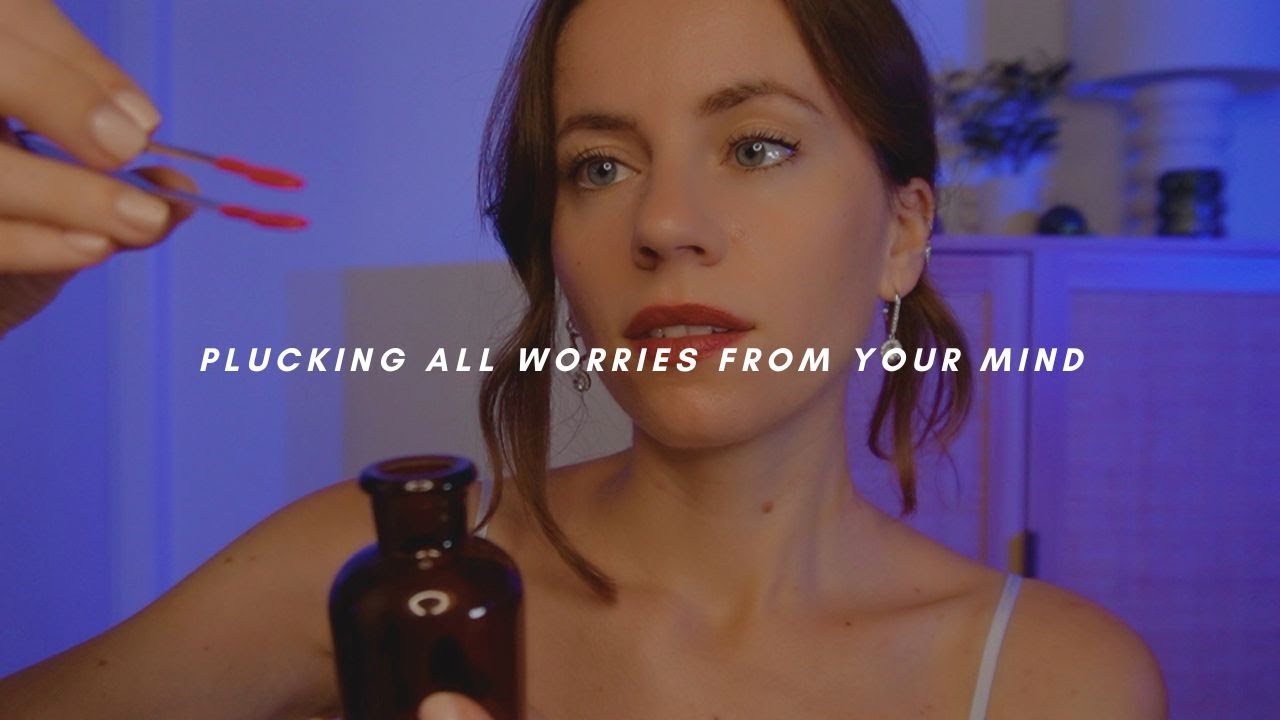 reiki to FULLY detach from overthinking | slowly plucking all worries away (ASMR)