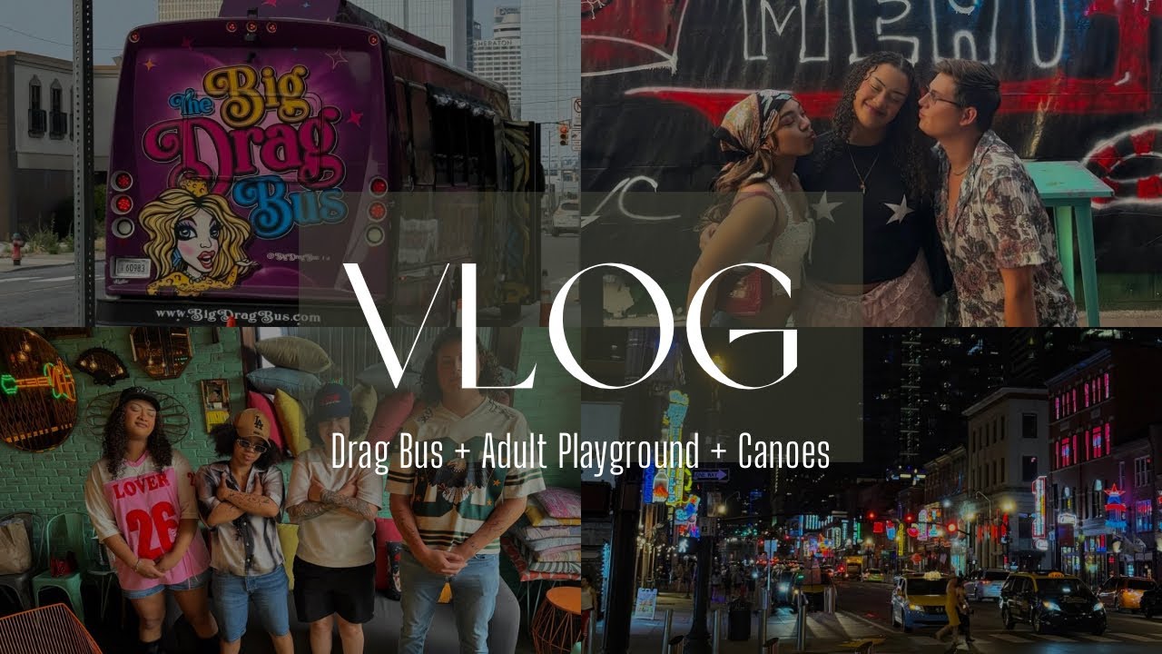 WEEKLY VLOG ❤︎⁠ | Dressed up as my girlfriend, besties visit, drag bus + more!