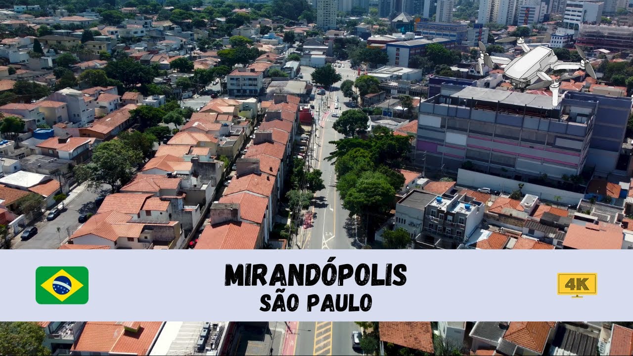 [4K] 🇧🇷 Mirandópolis, São Paulo - by drone 🇧🇷
