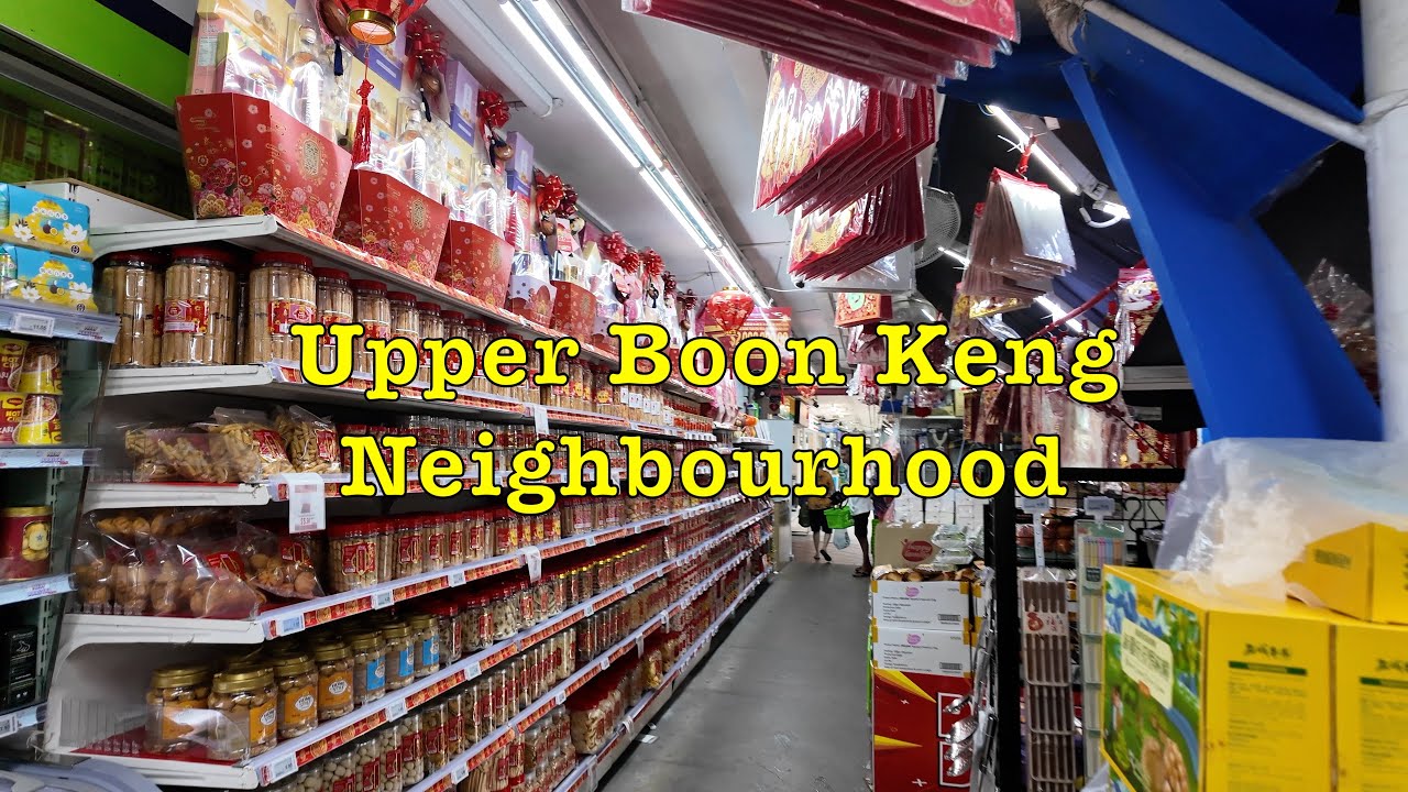 Upper Boon Keng Neighbourhood Walk Tour 4K #singapore #oldtown #market #foodcentre #pocket3