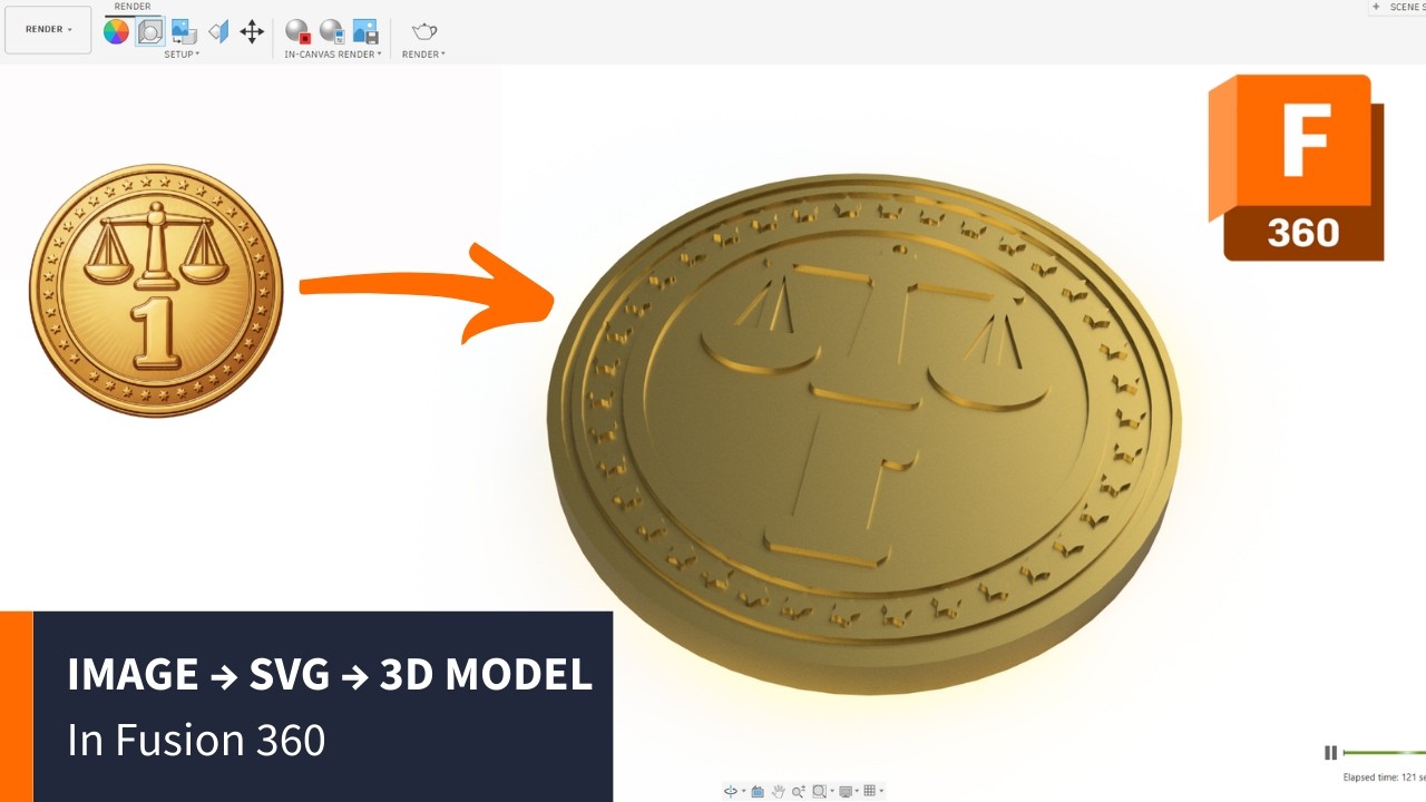 How to Convert an Image to SVG and Engrave It in Fusion 360