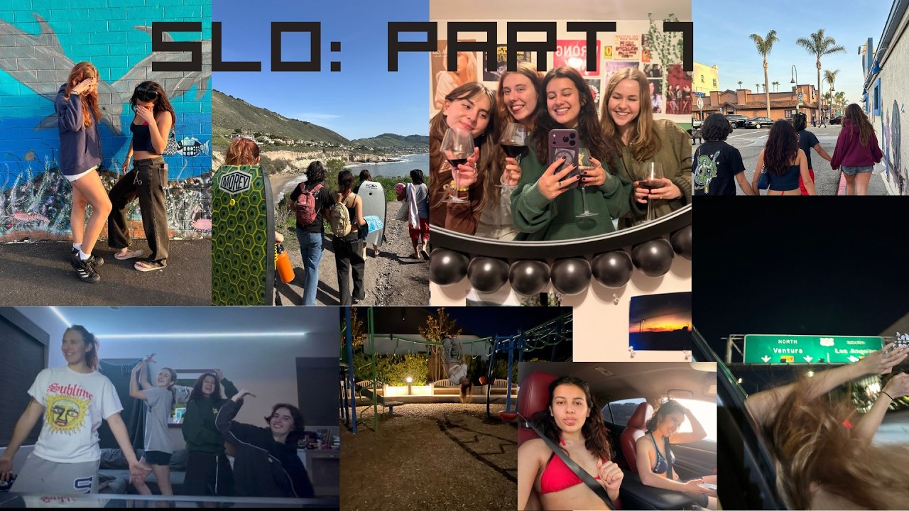 Roadtrip to Slo! Part 1 (No nose challenge included)