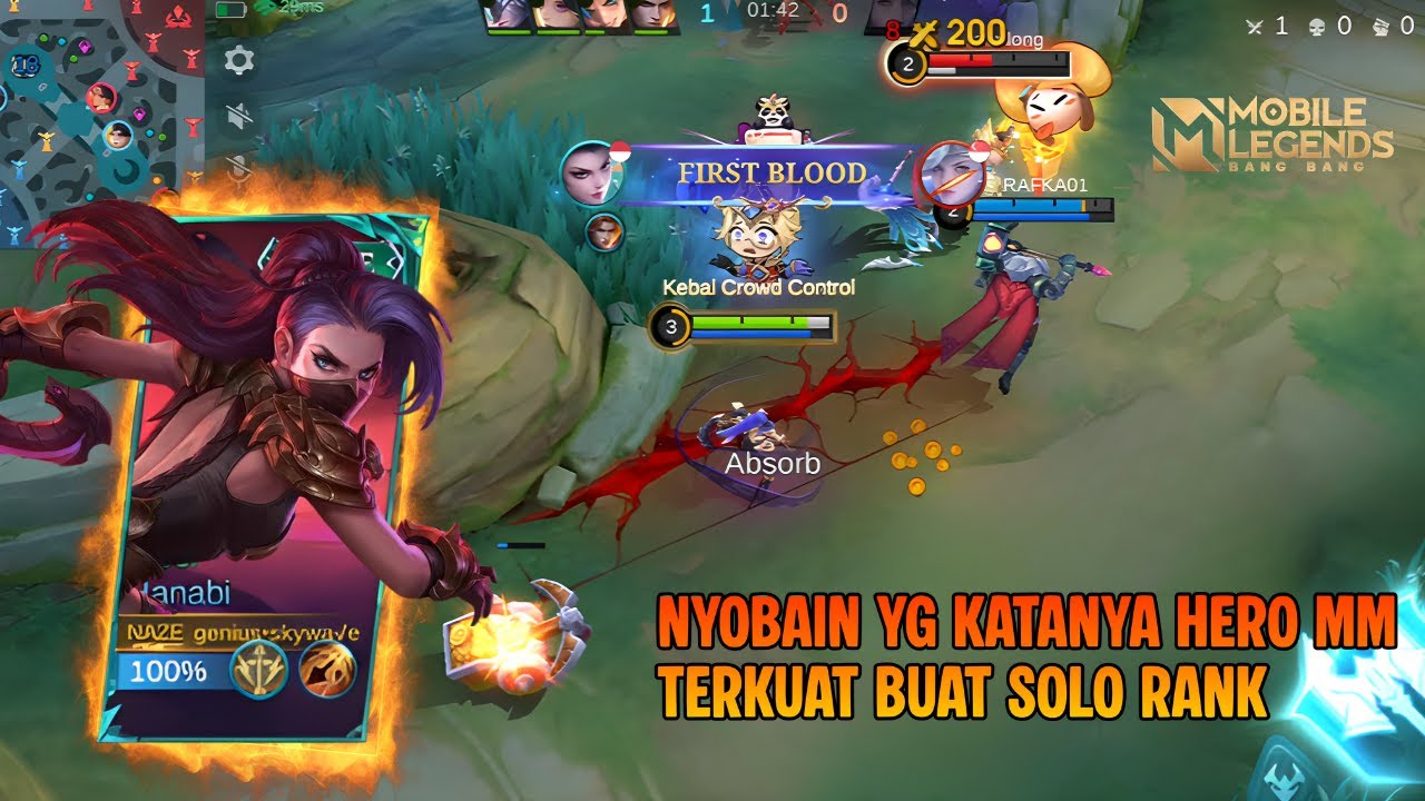 Nyobain Yg Katanya Hero MM Terkuat Buat Solo Rank - Gameplay (No Commentary) - Mobile Lagends