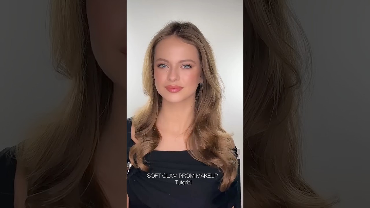 Soft Glam Prom Makeup Tutorial🌸 #makeupartist #prommakeup #mua