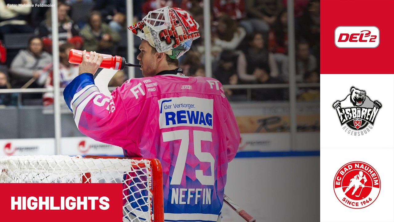 DEL2: Eisbären Regensburg vs. EC Bad Nauheim | Highlights
