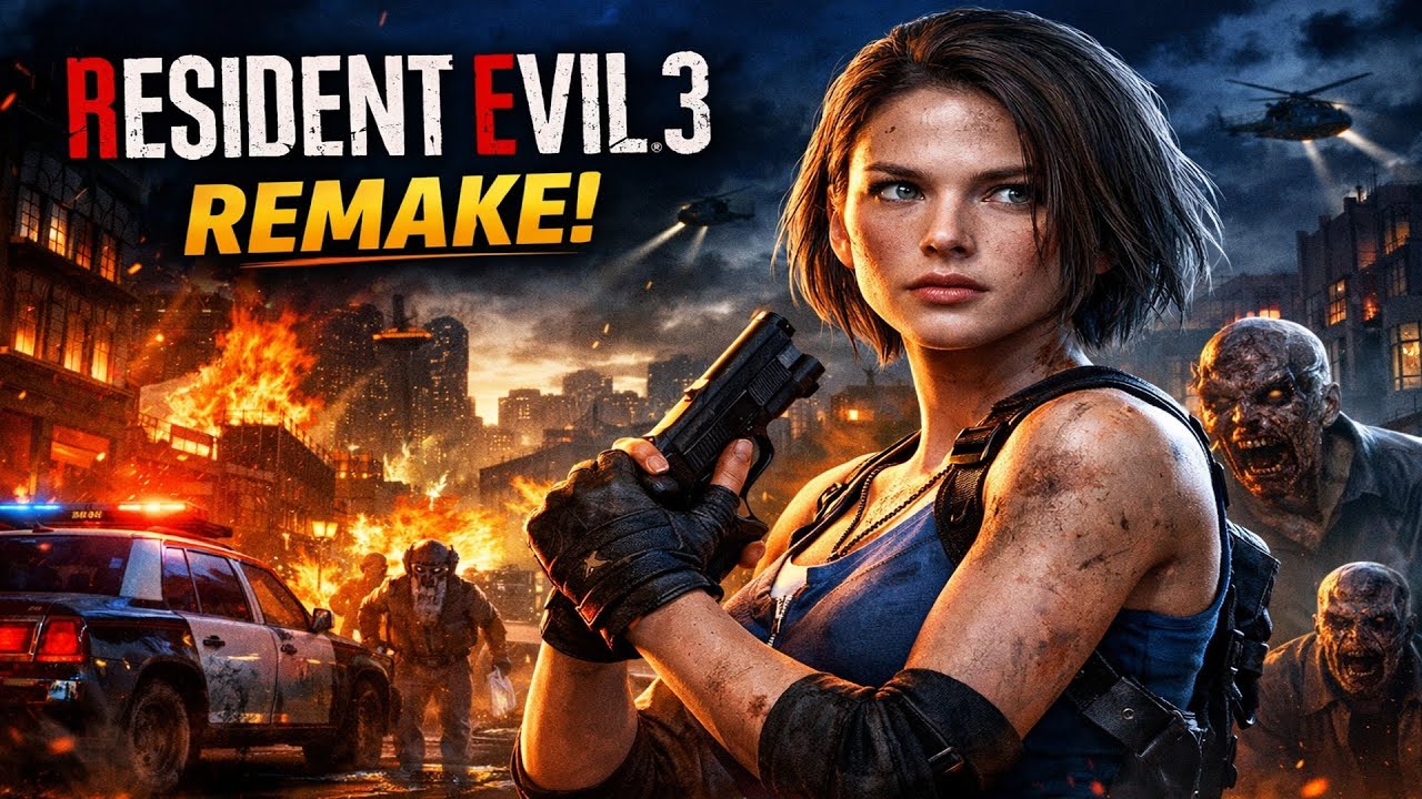 [LIVE] RESIDENT EVIL 3 REMAKE MARATONA ATE O RE8 NO PC