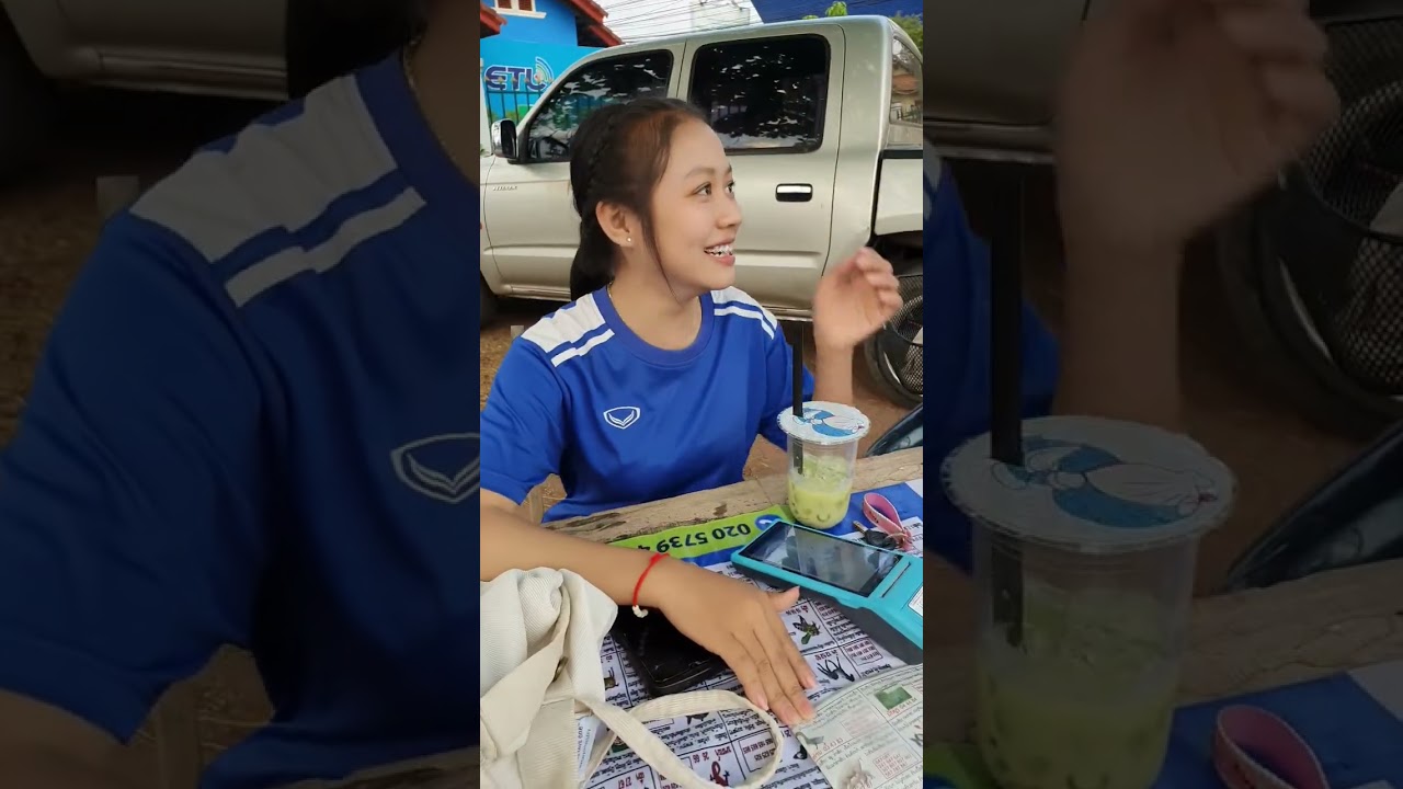 สาวลาวชอบหางานพิเศษที่ง่ายๆได้เงิน