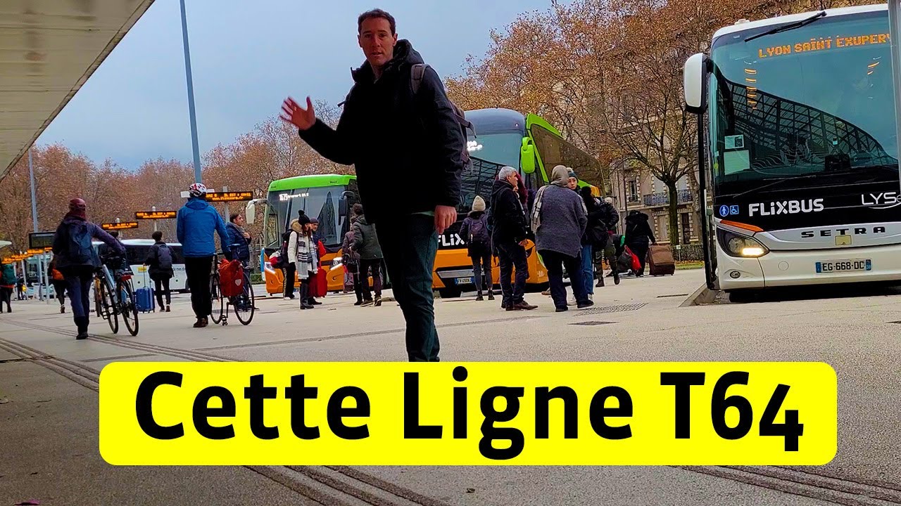 Gare Routière de Grenoble et Ligne Interurbaine T64 Villard de Lans Reportage