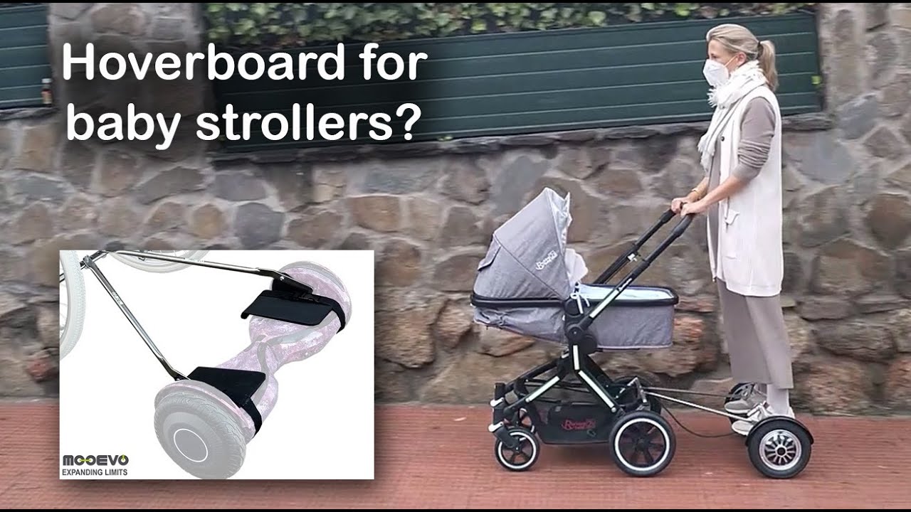 Baby stroller hoverboard attachment that works