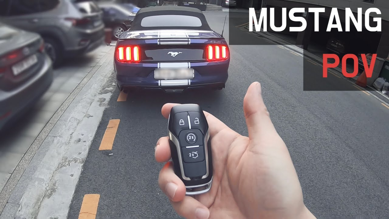 포드 머스탱 2.3 컨버터블 6세대를 살펴보자 #POV