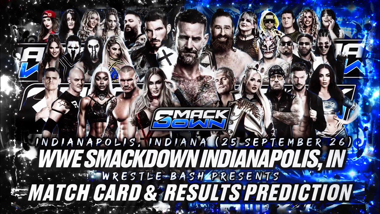 WWE SmackDown в Индианаполисе, Индиана (25 сентября 2026 г.) &mdash; кард матчей и прогноз результатов