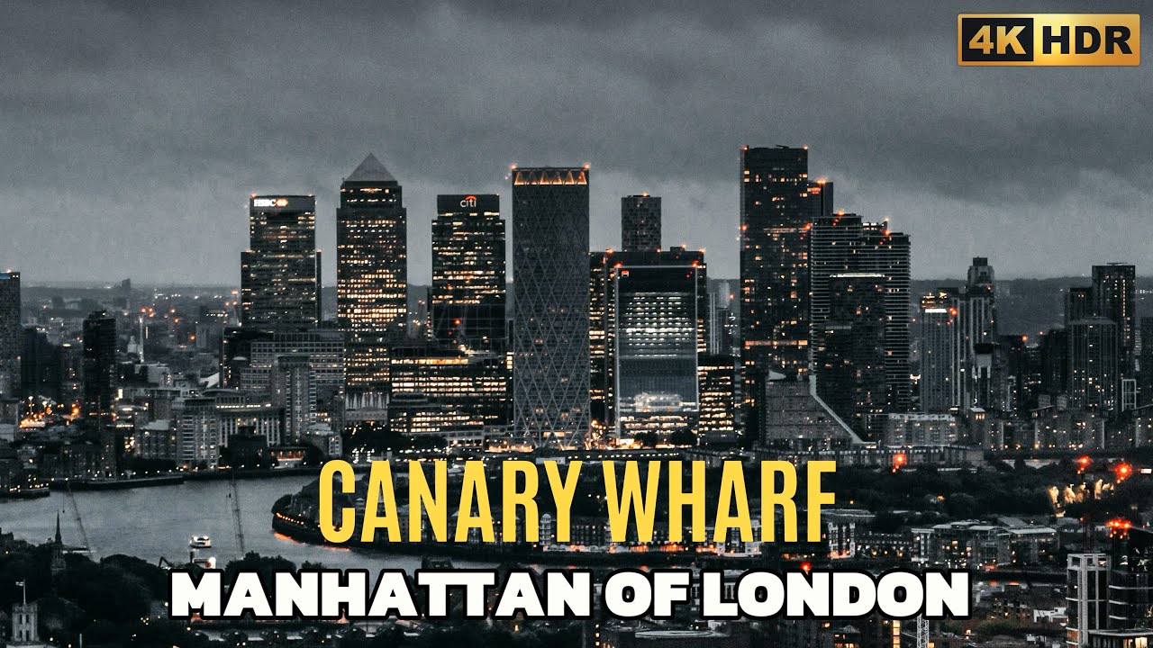 Is CANARY WHARF the Most Beautiful Place in LONDON at Night?