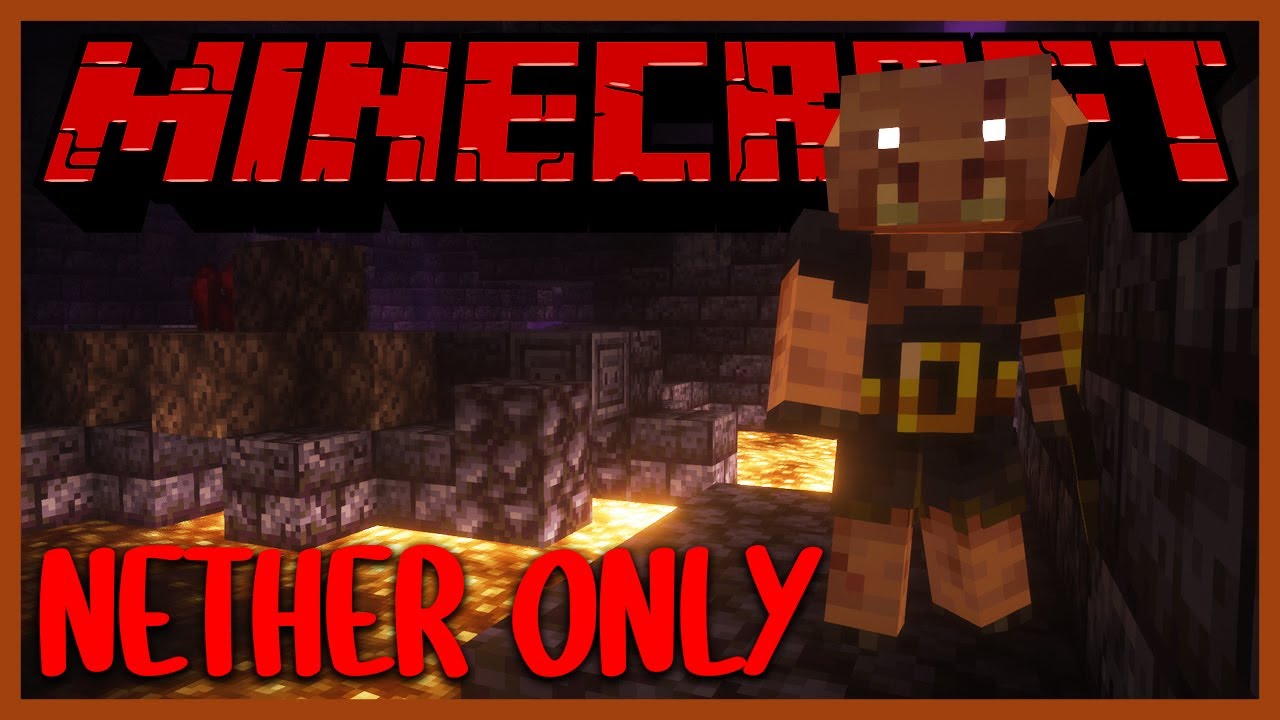 Hardcore Minecraft, but I'm TRAPPED in the NETHER