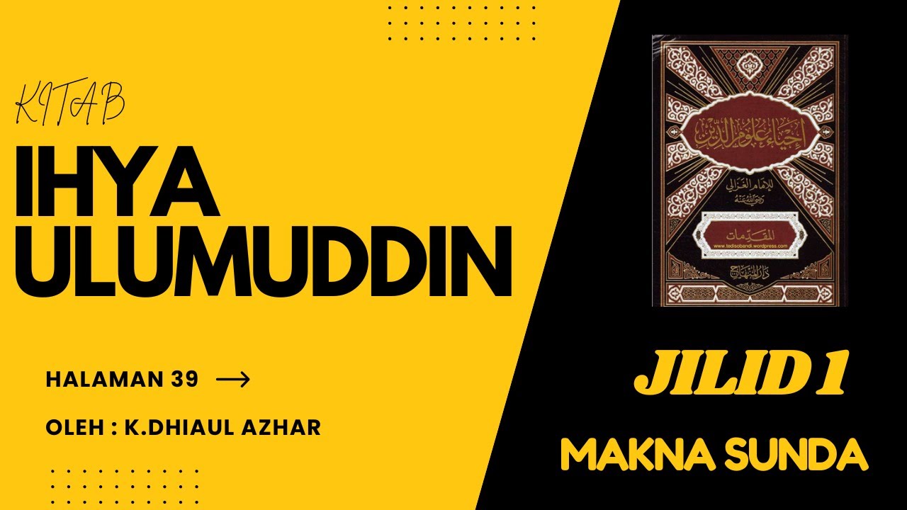 IHYA ULUMUDDIN JILID 1 HALAMAN 39
