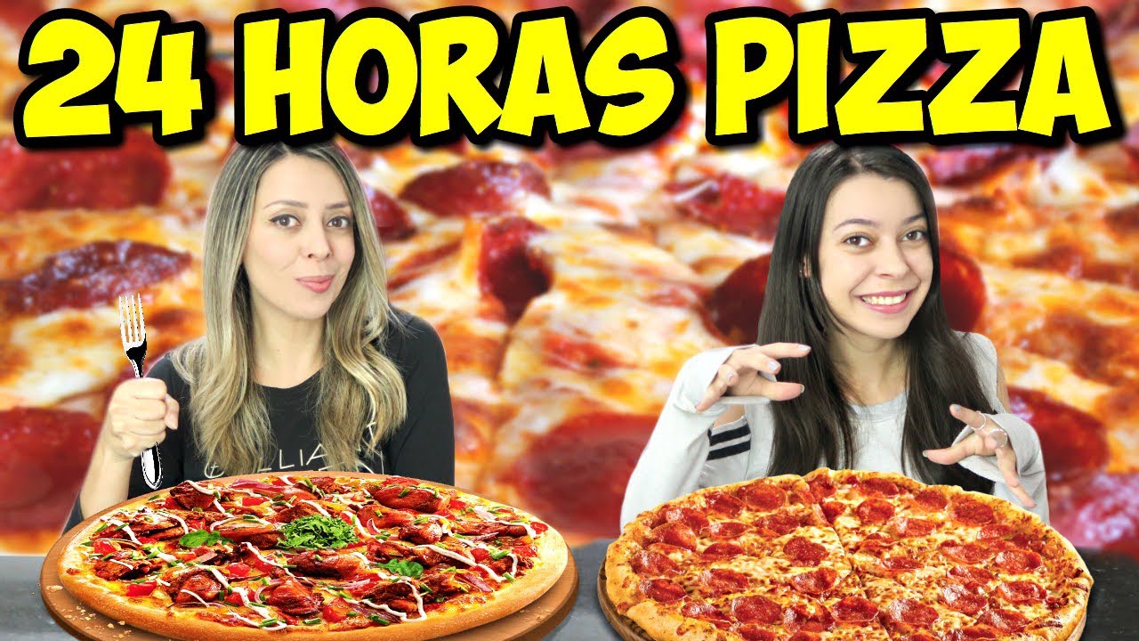 24 HORAS COMENDO só PIZZA 🍕