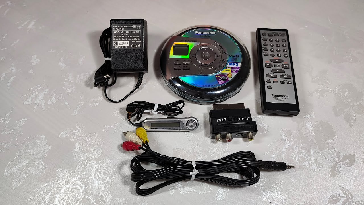 Panasonic SL-MV65 Portable CD/Video CD/MP3 Player