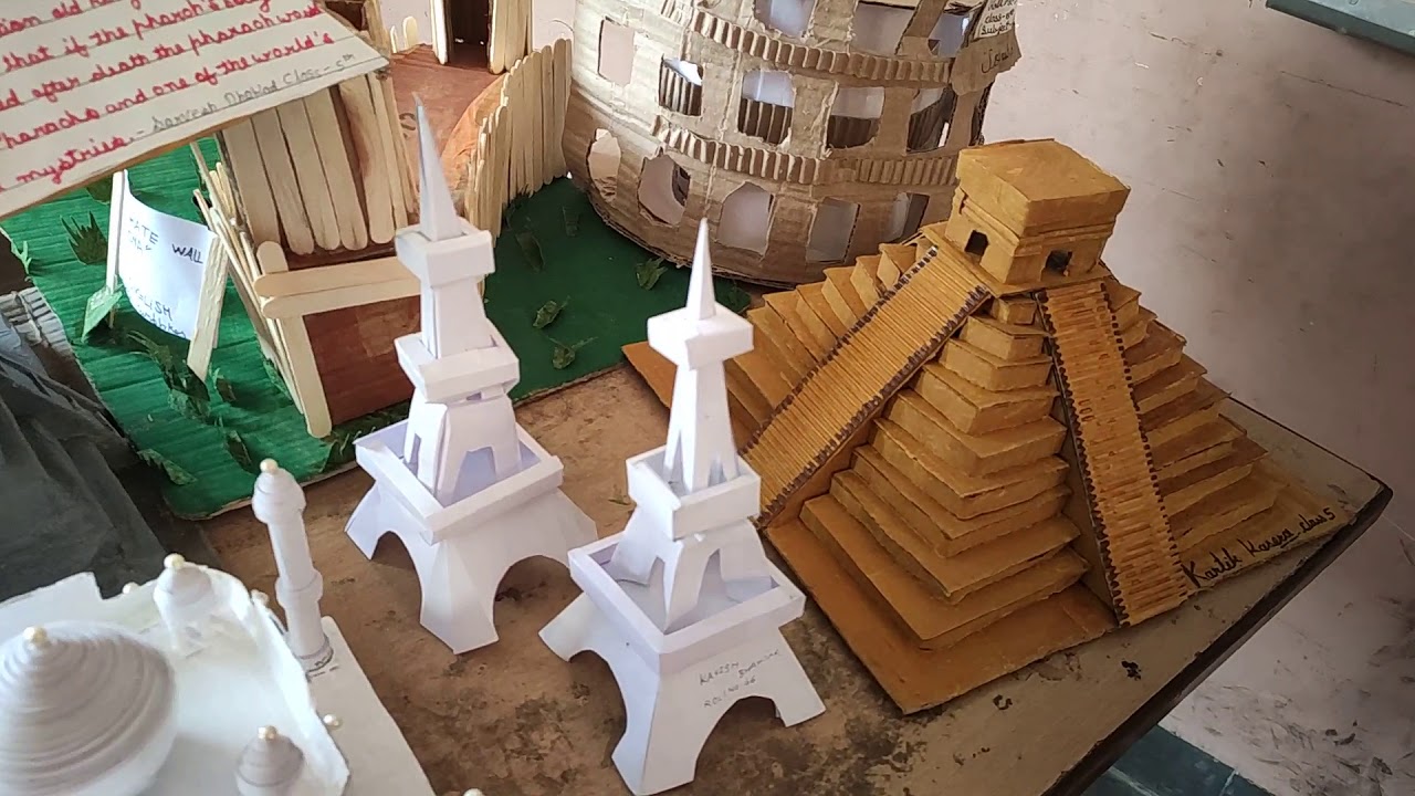Seven Wonders of World by class 5th students of KVS