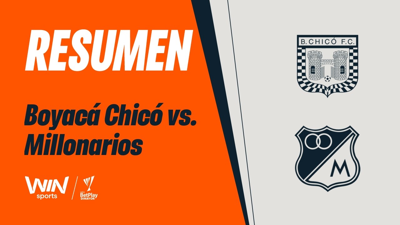 Boyacá Chicó vs. Millonarios (resumen y goles) | Liga BetPlay Dimayor 2026-1 | Fecha 11