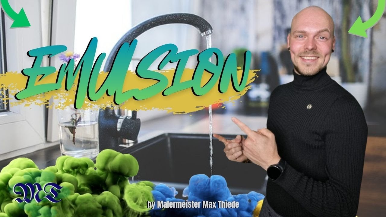 Emulsion schnell und einfach erklärt💦➕🧈 | by Malermeister Max Thiede