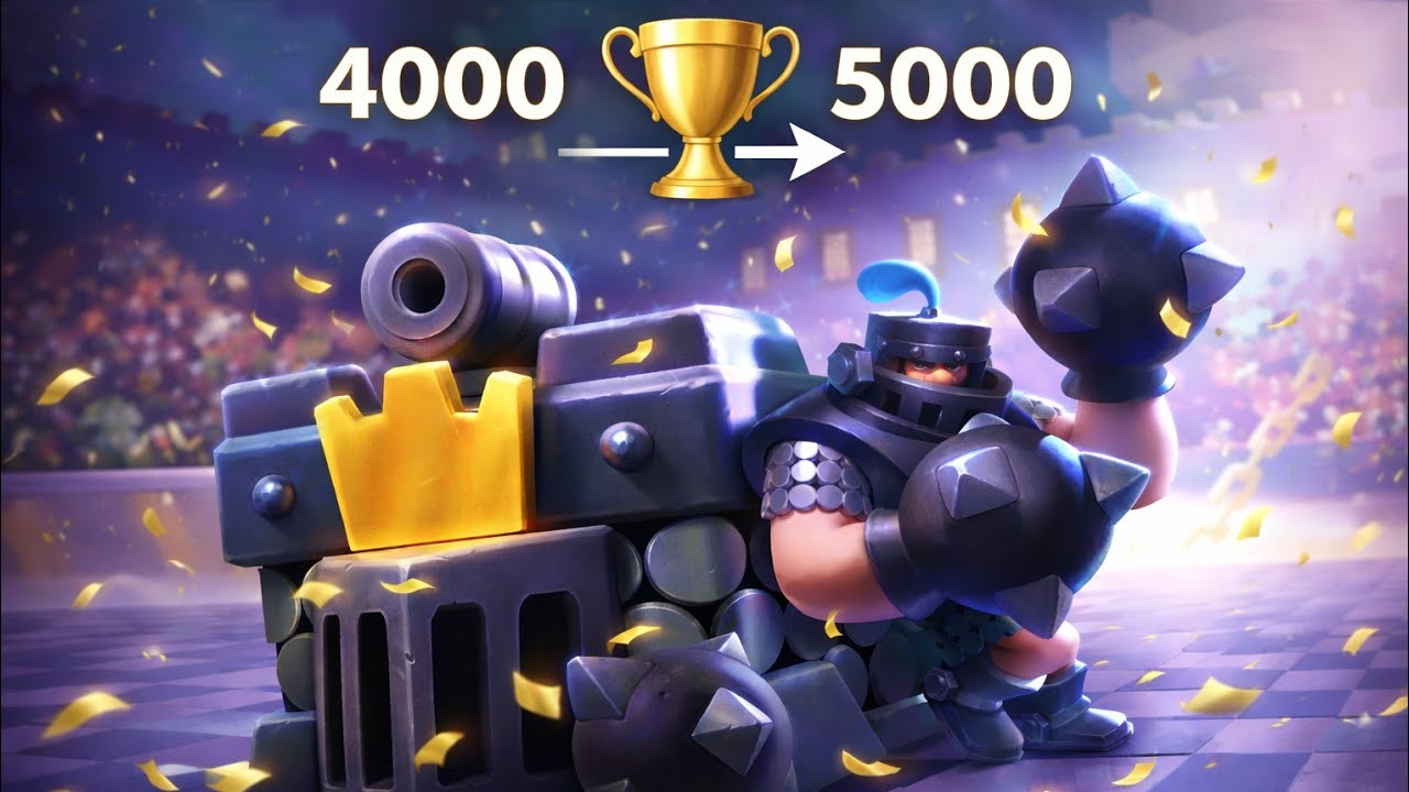 Can I push 1000 trophies in one day🤔-Part 2 #clashroyale #supercell