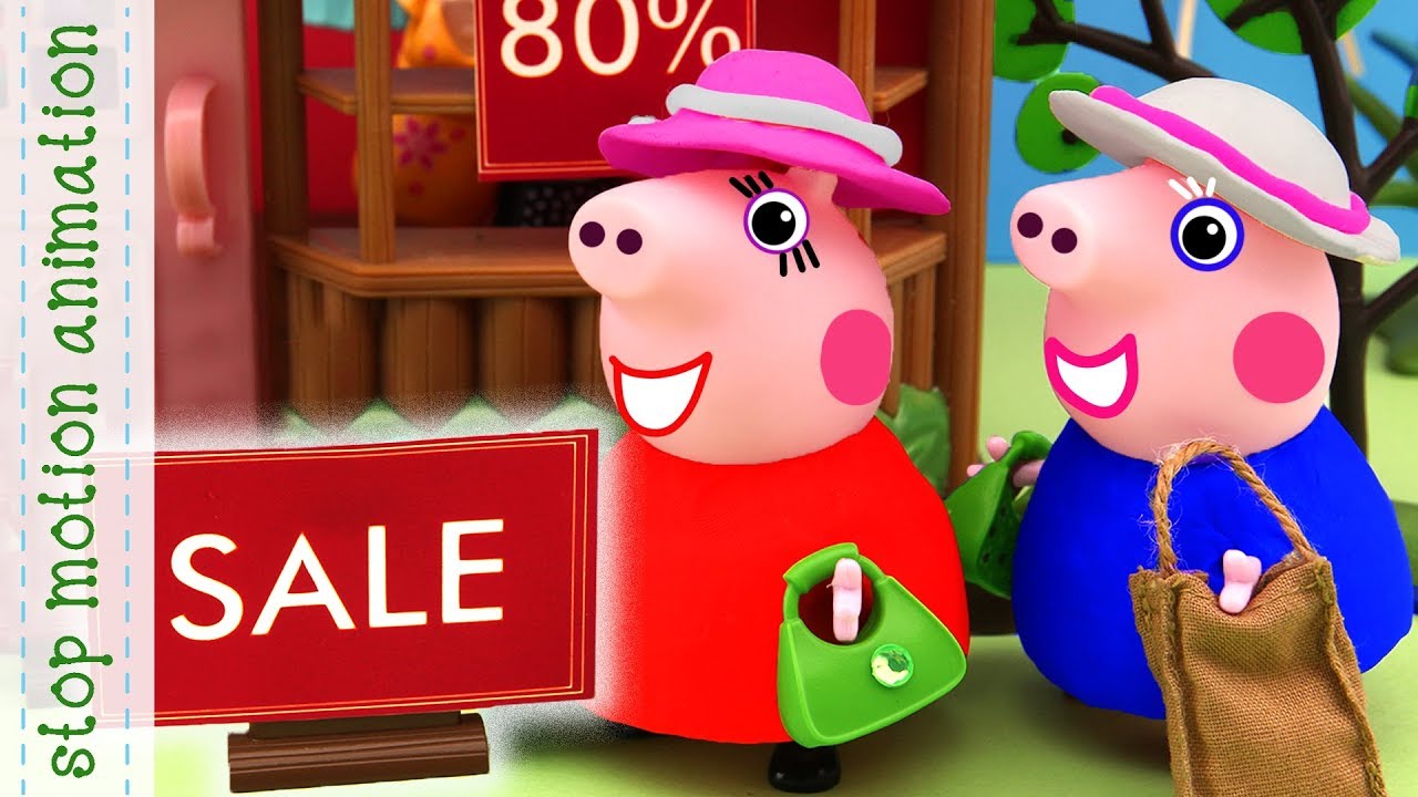 Sale  Peppa pig toys stop motion animation english episodes 2018