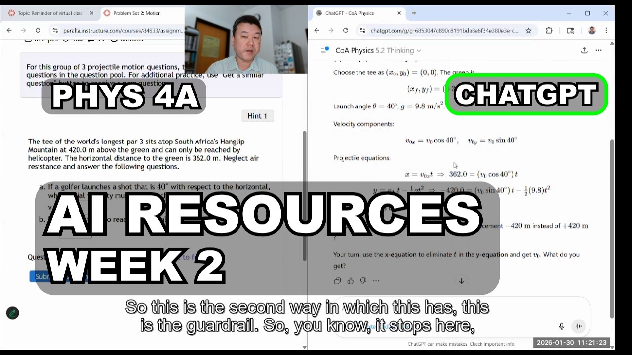 Physics 4A - AI Resources Demo, Week 2