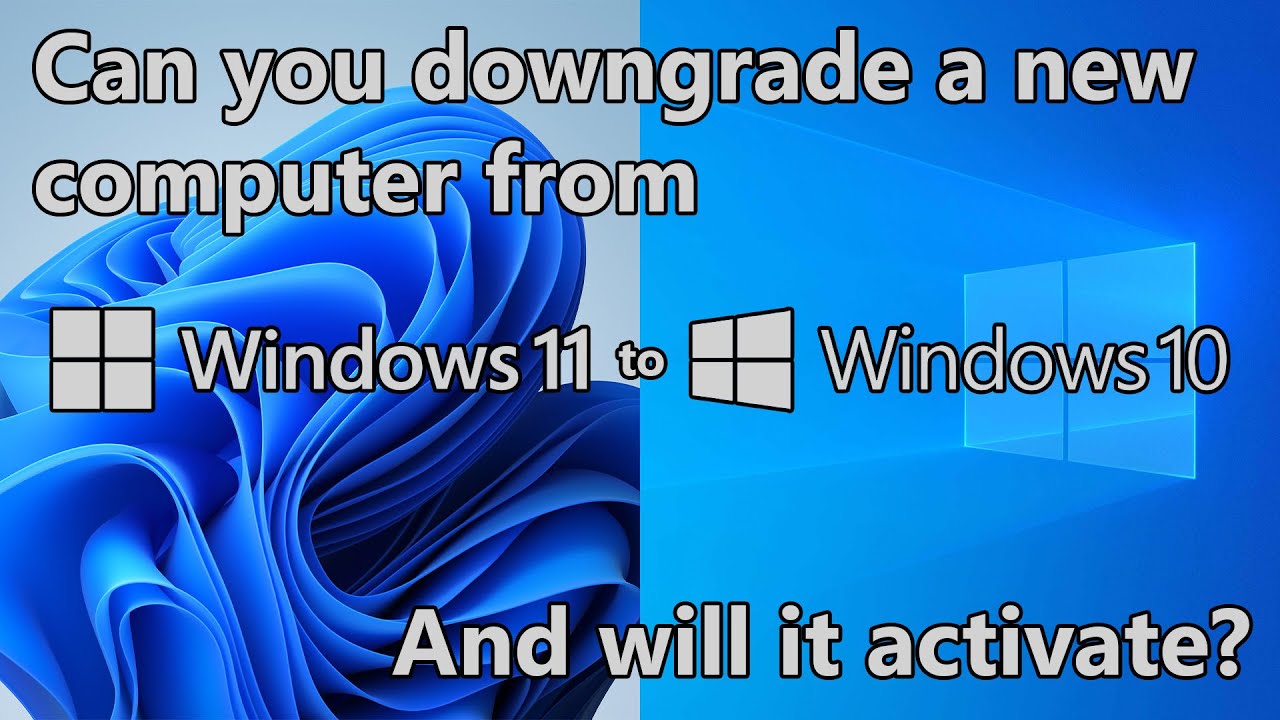 Можно ли понизить версию системы Windows 11 до Windows 10? (и будет ли она активирована?)